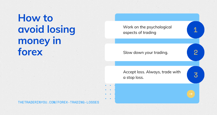 How to avoid loosing money - forex